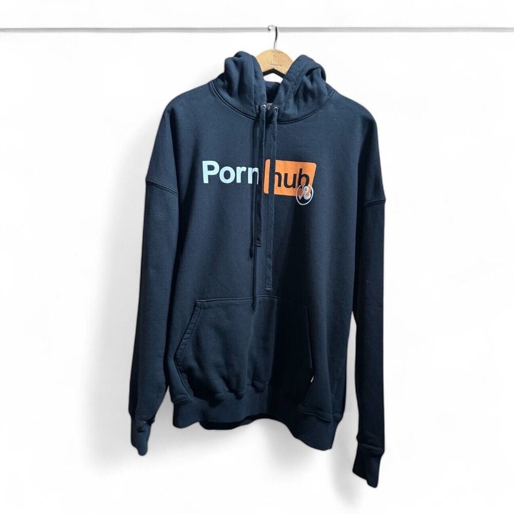 RICHARDSON x Pornhub Banned Capsule Collection Hoodie size XL Black RARE